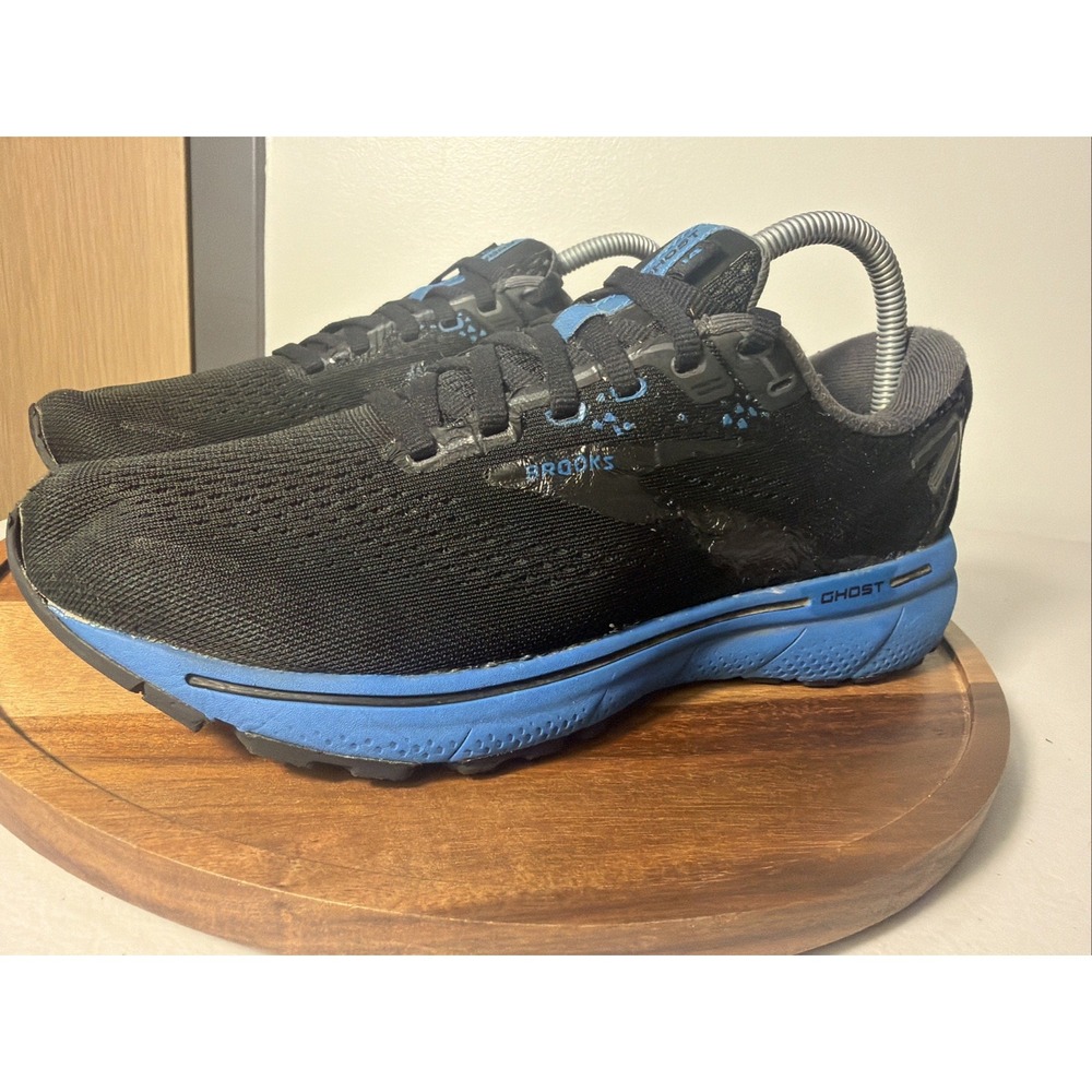 Brooks Ghost 14 Running Shoes Mens Size 8 D Black Pearl Blue 1103691D056